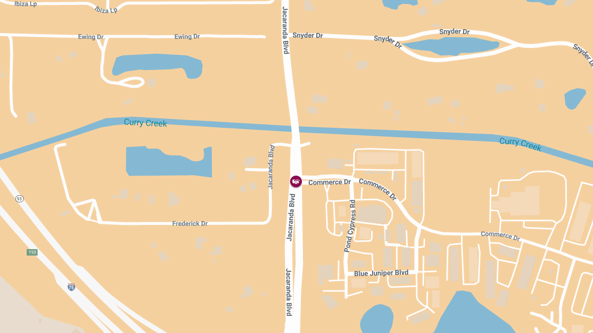 Traffic Crash With Injuries on Commerce Dr