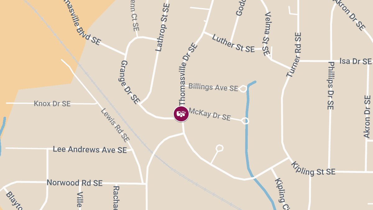Traffic Crash with Injuries on Thomasville Dr