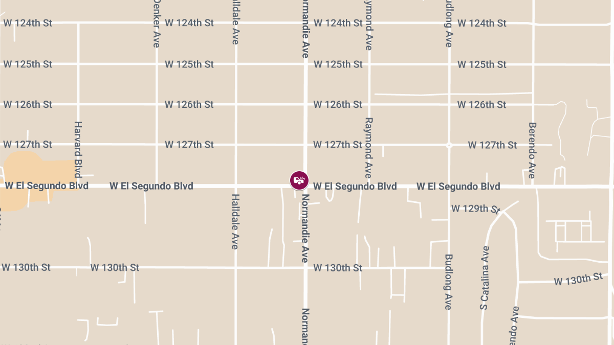 12 Injured in 4-Vehicle Crash at W El Segundo Blvd & S Normandie Ave