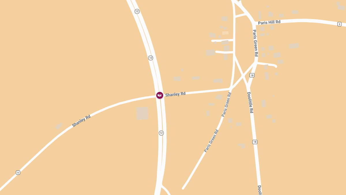 Two-Car Crash With Injuries at State Route 12 & Shanley Rd