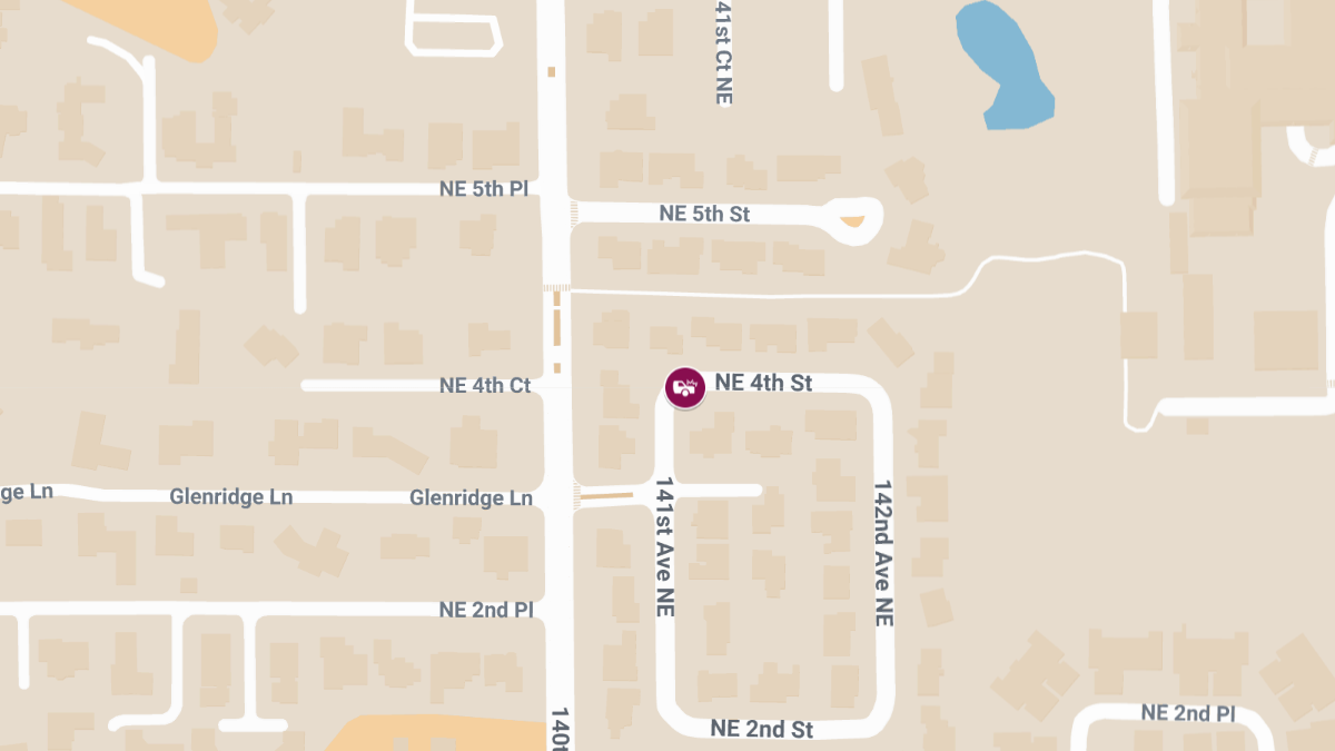 Two-Car Crash with Back Injury on Northeast 4th St
