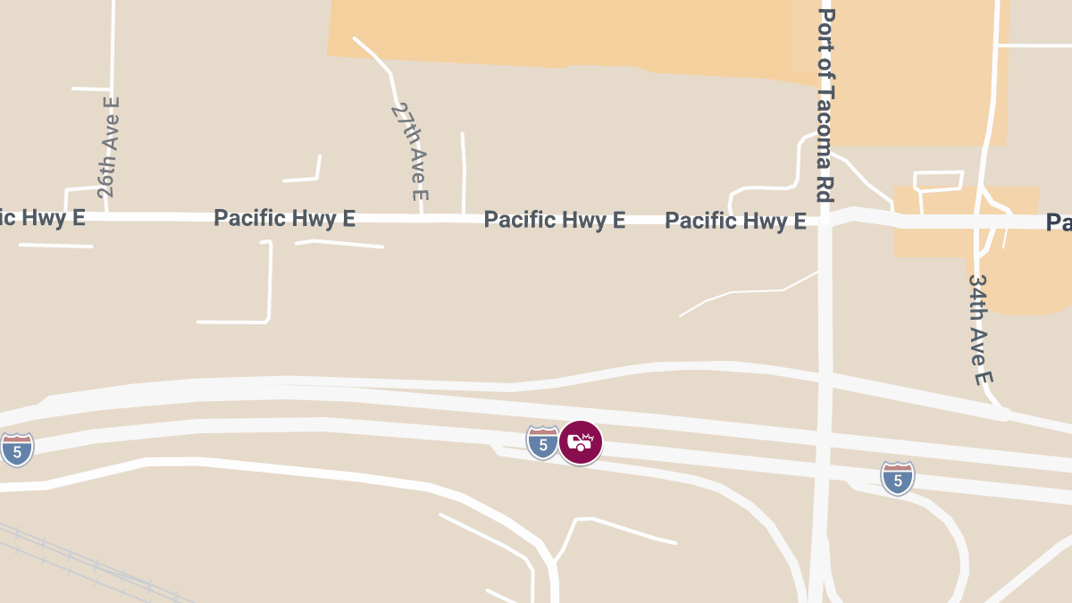 Two-Car Injury Crash Reported on I-5 Near Port of Tacoma