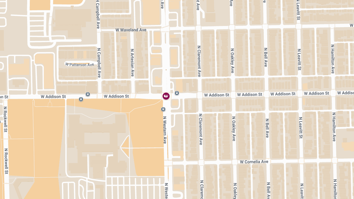 Two-Car Injury Crash at Addison St & Western Ave