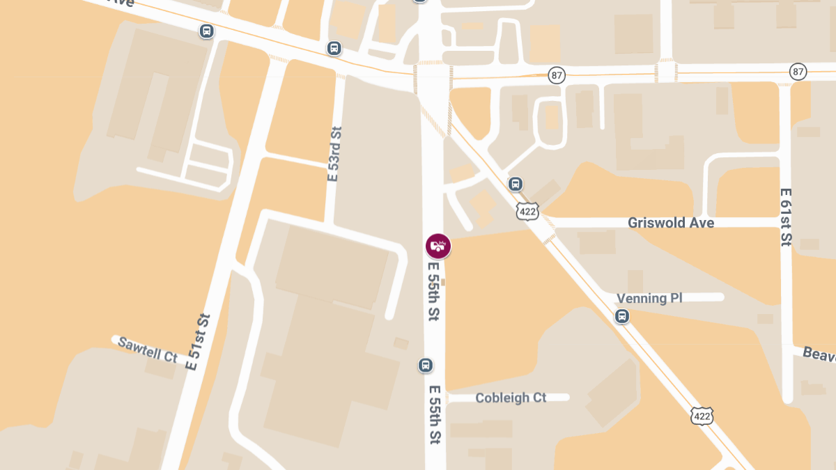 Two-Car Injury Crash at E 55th St and Kinsman Rd