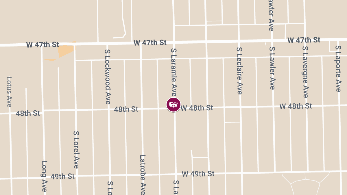 Two-Car Injury Crash at Laramie Ave