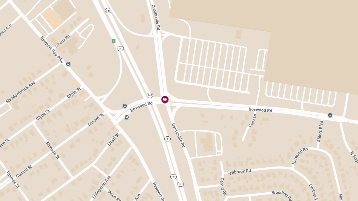 Two Hospitalized After Crash at Centerville Rd & Boxwood Rd