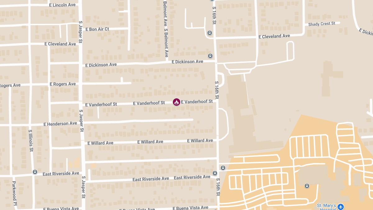 Two Hospitalized After House Fire on E Vanderhoof St