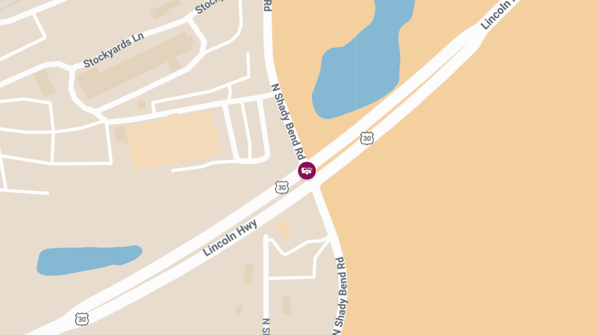 Two Hurt in Semi Crash at Hwy 30 & Shady Bend Rd