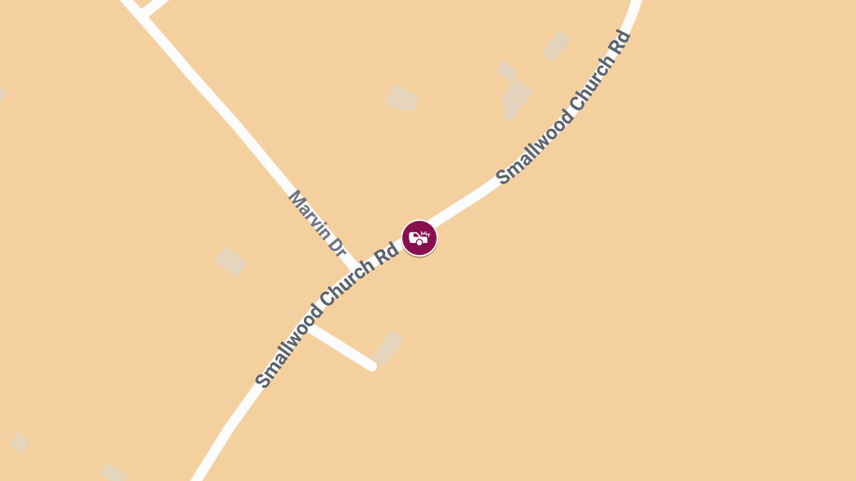 Two Injured After Crash at Smallwood Church Rd & Marvin Dr