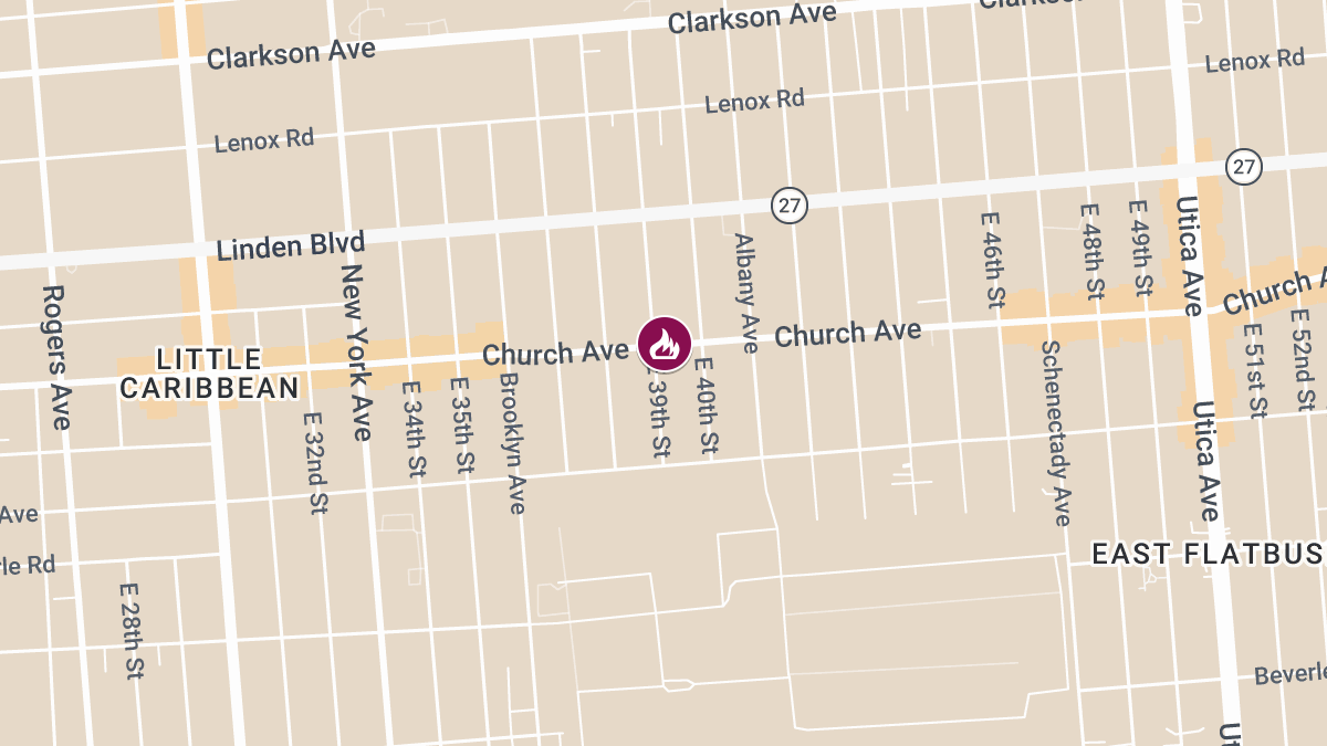 Two Injured in Apartment Fire on Church Ave