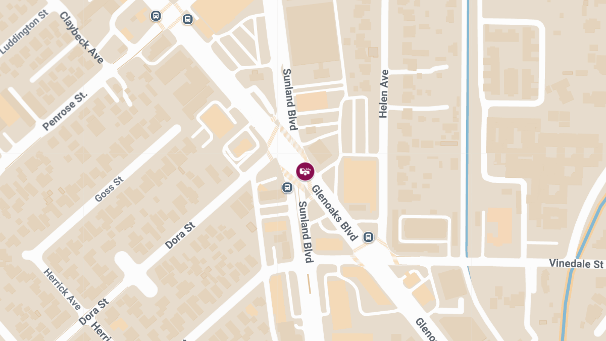 Two Injured in Box Truck Accident on N Glenoaks Blvd Near Sun Valley