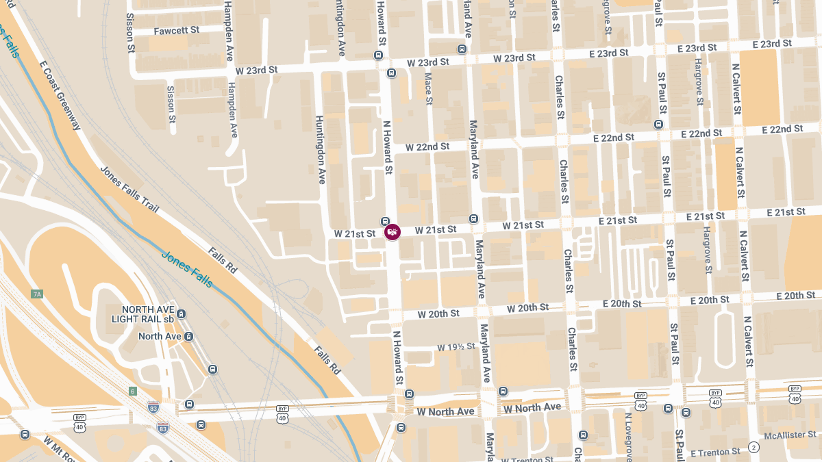 Two Injured in Crash at N Howard St & W 21st St