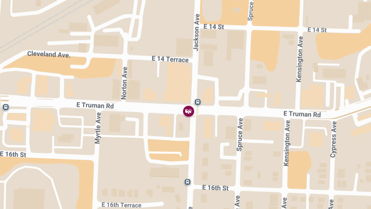 Two Injured in Crash at Truman Rd and Jackson Ave