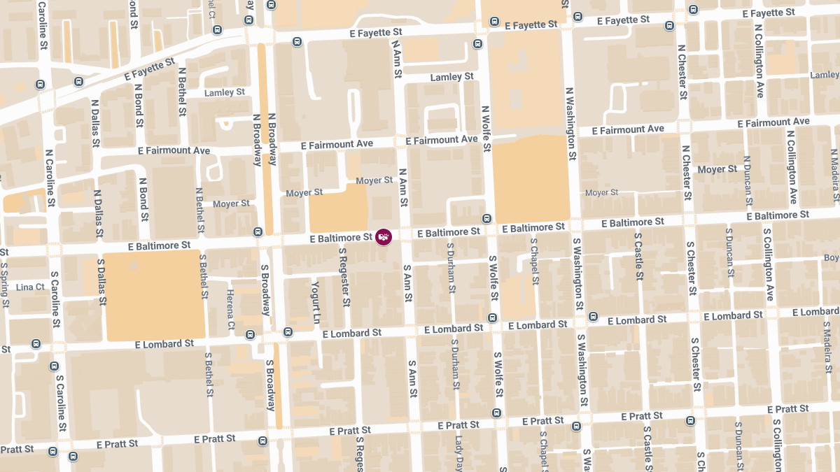 Two Injured in Crash on E Baltimore St