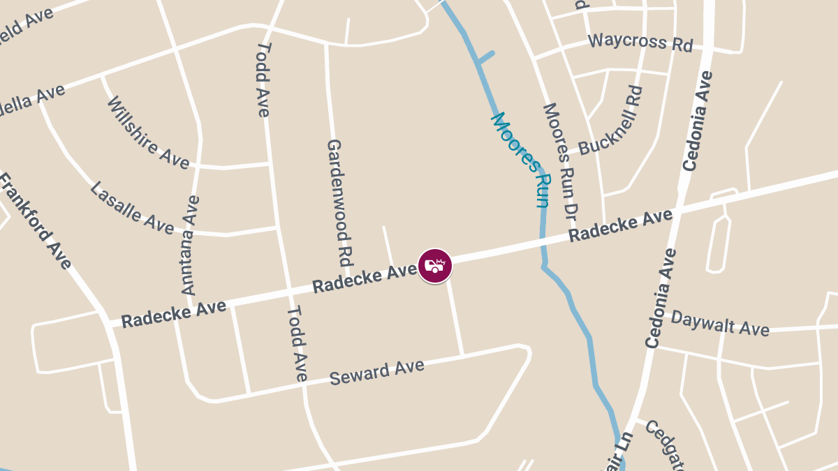 Two Injured in Crash on Radecke Ave Near County Line