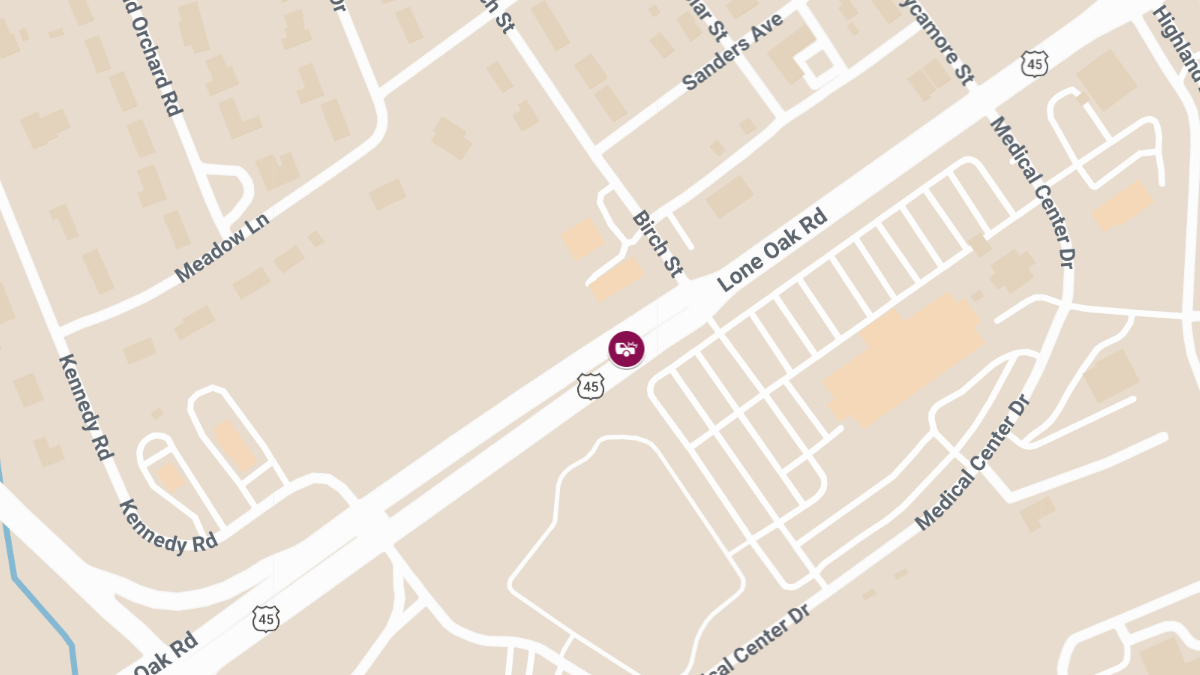 Two Injured in Crash on US 45 N at KY1241