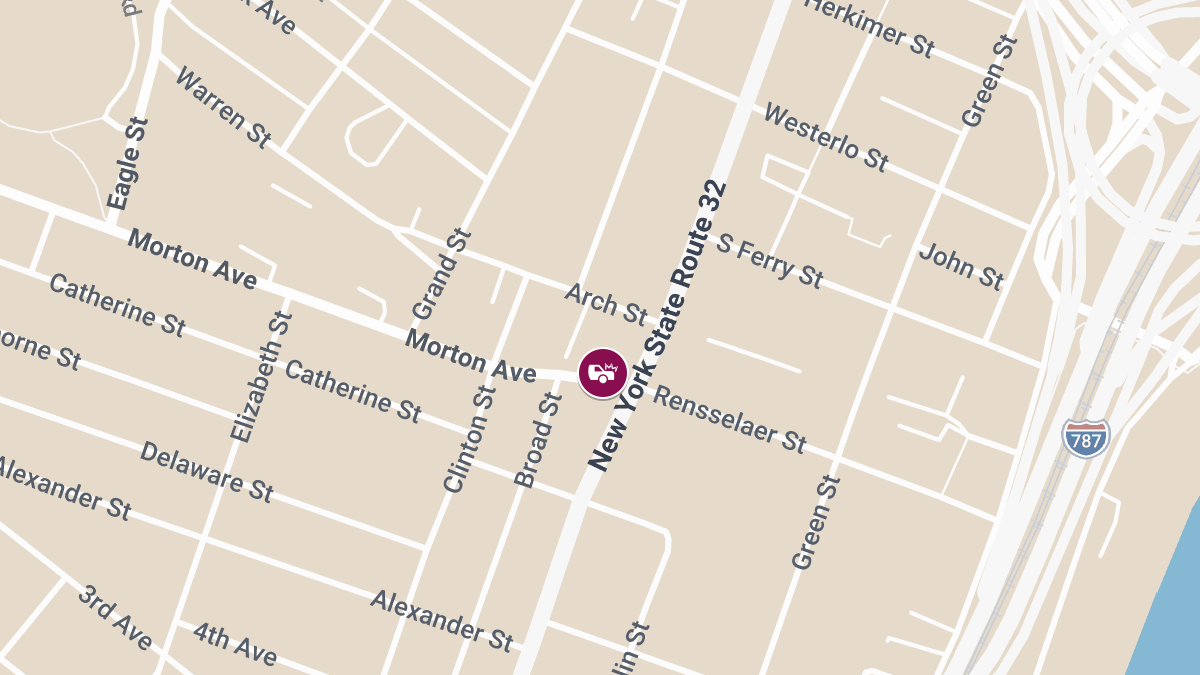 Two Injured in Early Morning Crash at Morton Ave and S Pearl St