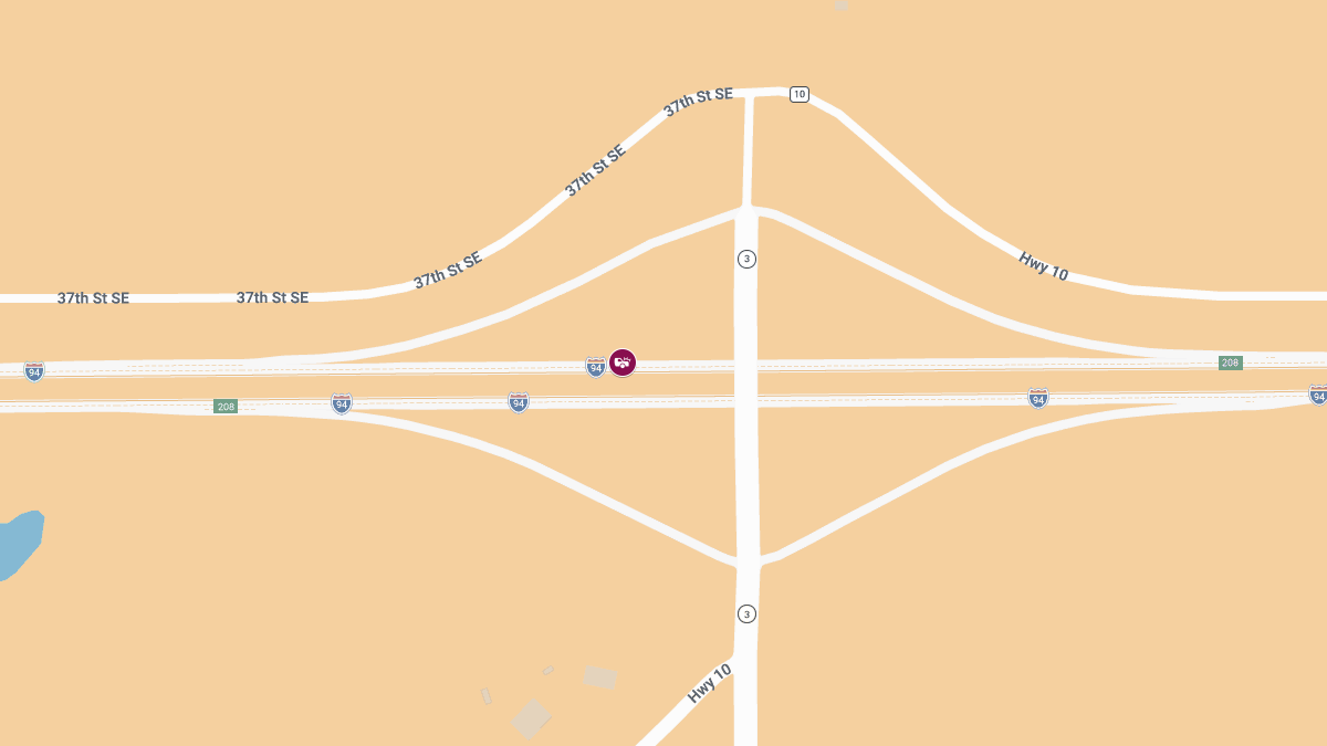 Two Injured in Head-On Crash on I-94