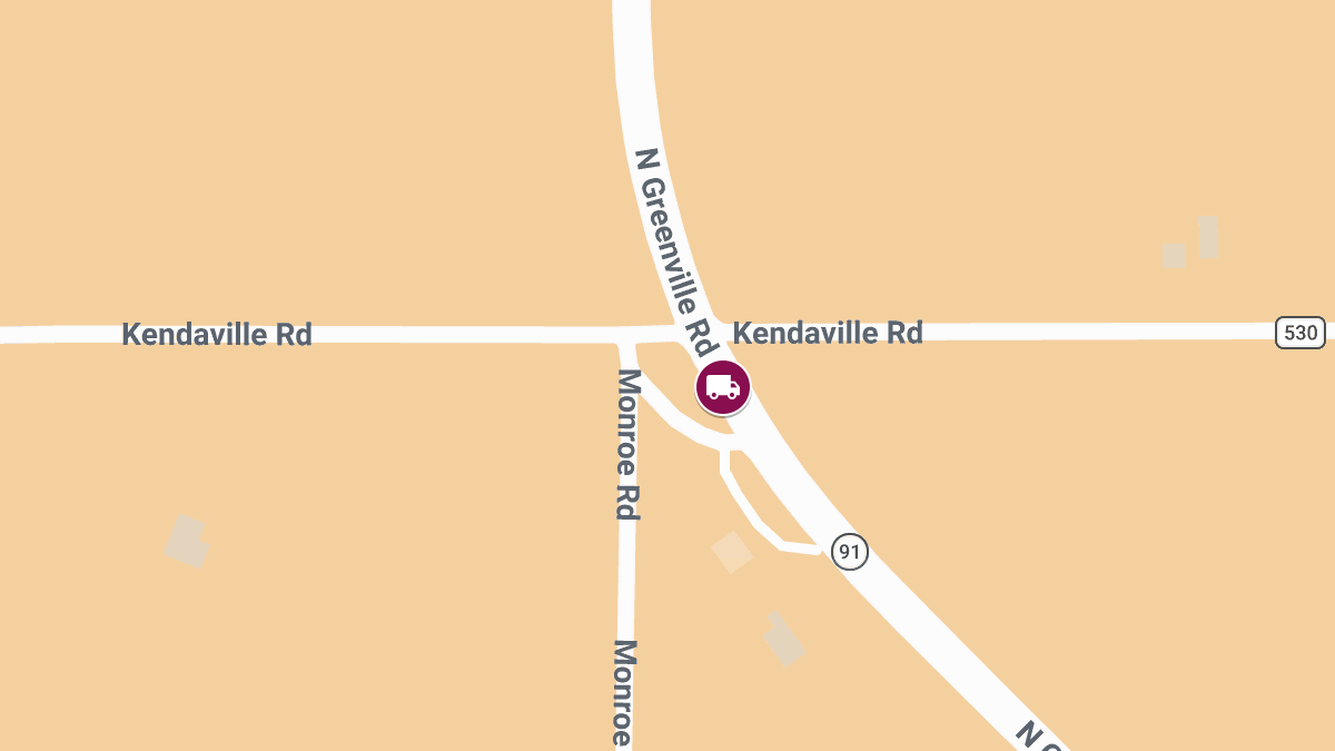 Two Injured in Semi Crash at M-91 & Kendaville Rd