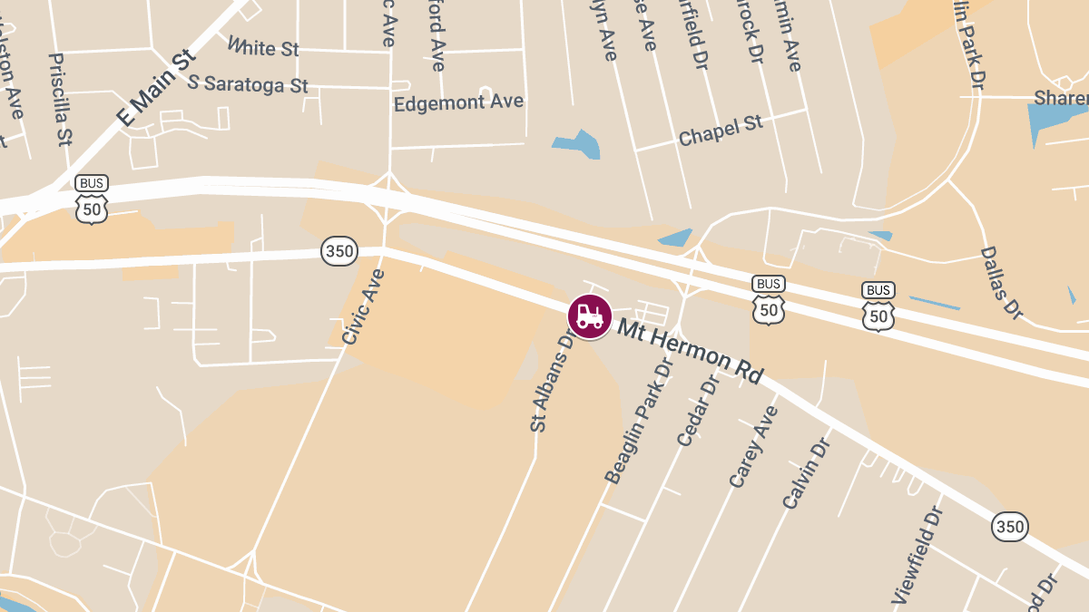 Two Injured in Tractor-Trailer Crash on Bypass at Mt Hermon Rd