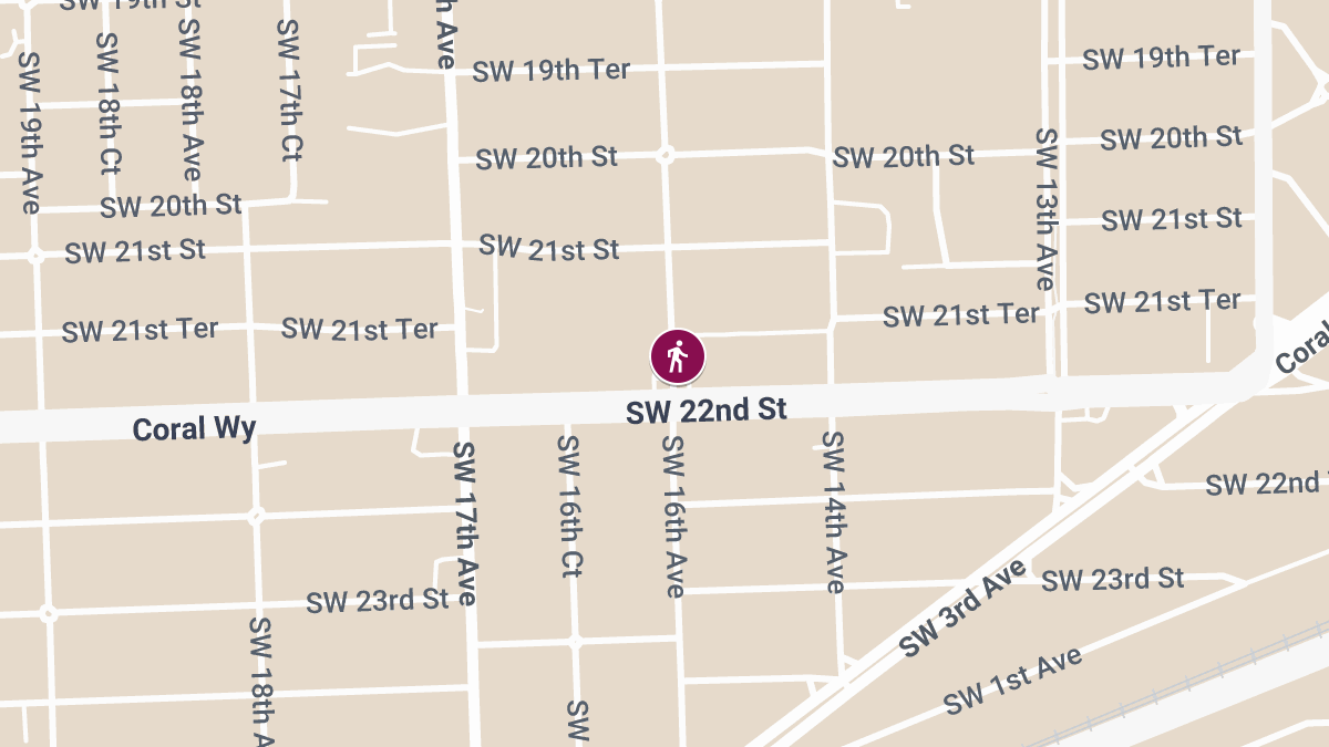Two Pedestrians Injured in Crash at SW 16th Ave & SW 22nd St