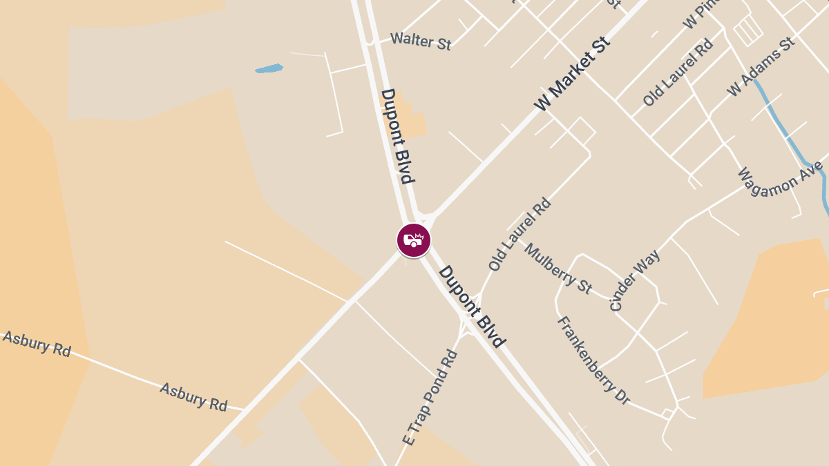 Two People Injured in Crash at Dupont Blvd & W Market St