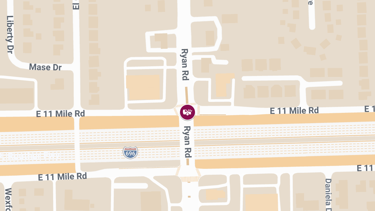 Two-Vehicle Accident Leads to Injuries at 11 Mile Rd & Ryan Rd
