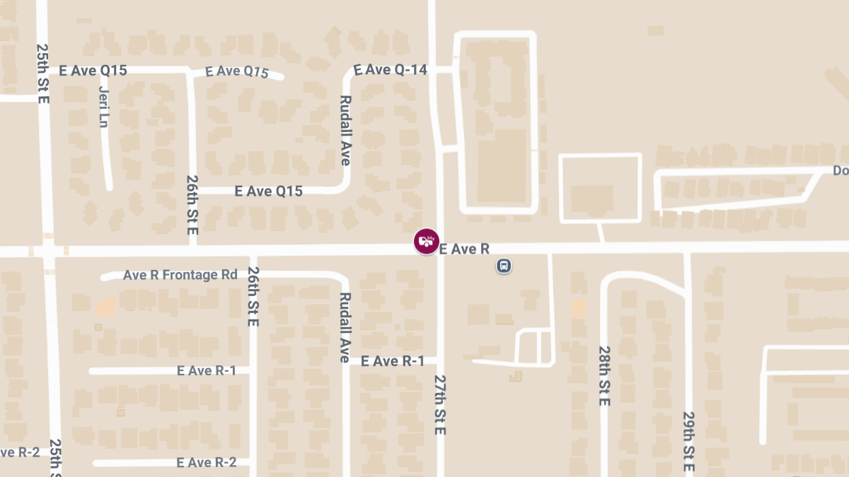 Two-Vehicle Accident With Injuries at 27th St E & E Ave R