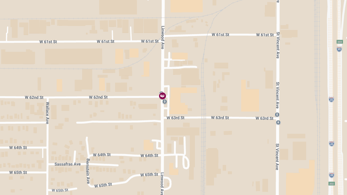 Two-Vehicle Accident With Injuries at Linwood Ave & W 62nd St