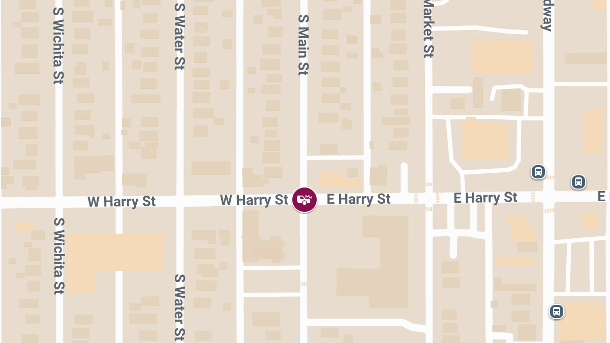 Two-Vehicle Accident With Injuries at S Main St & W Harry St