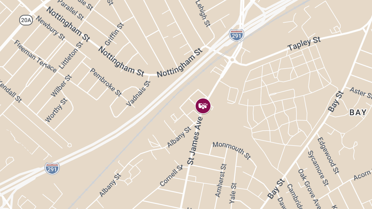 Two-Vehicle Accident With Injuries at St James Ave & Copley St
