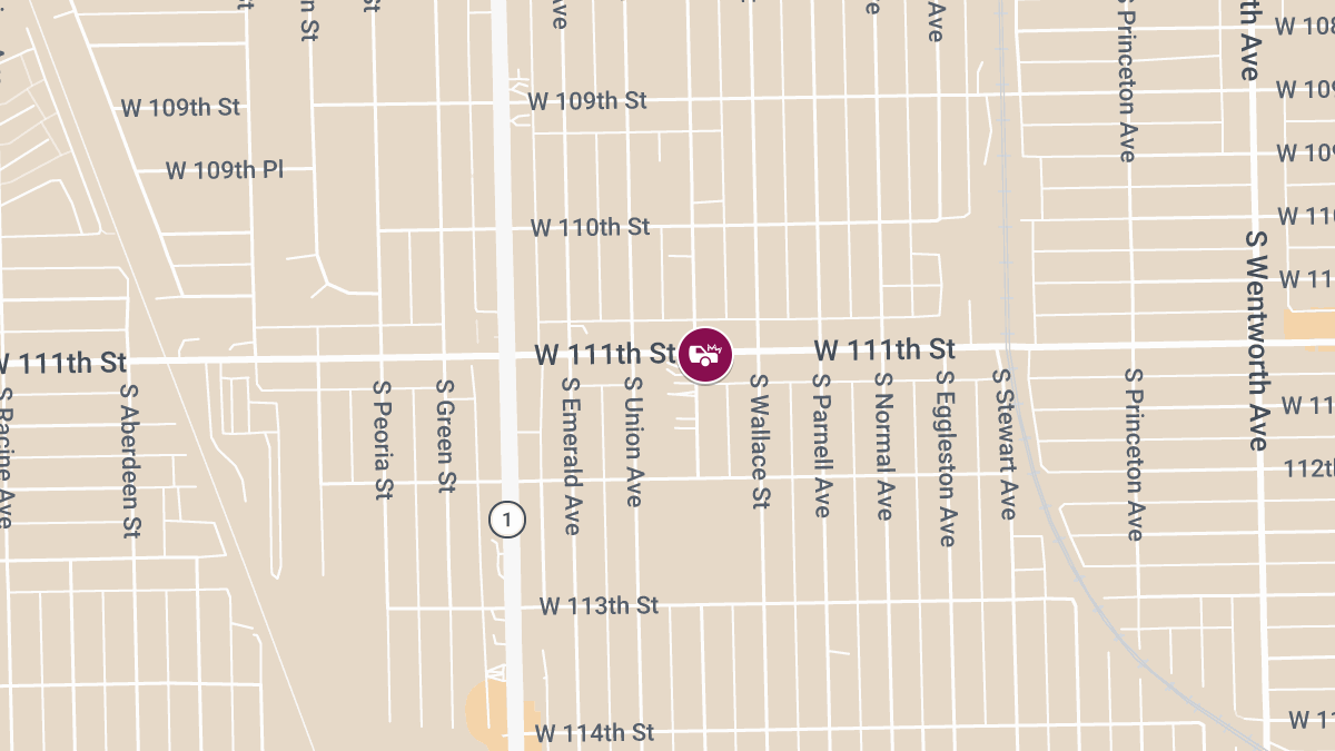 Two-Vehicle Accident With Injuries at W 111th St