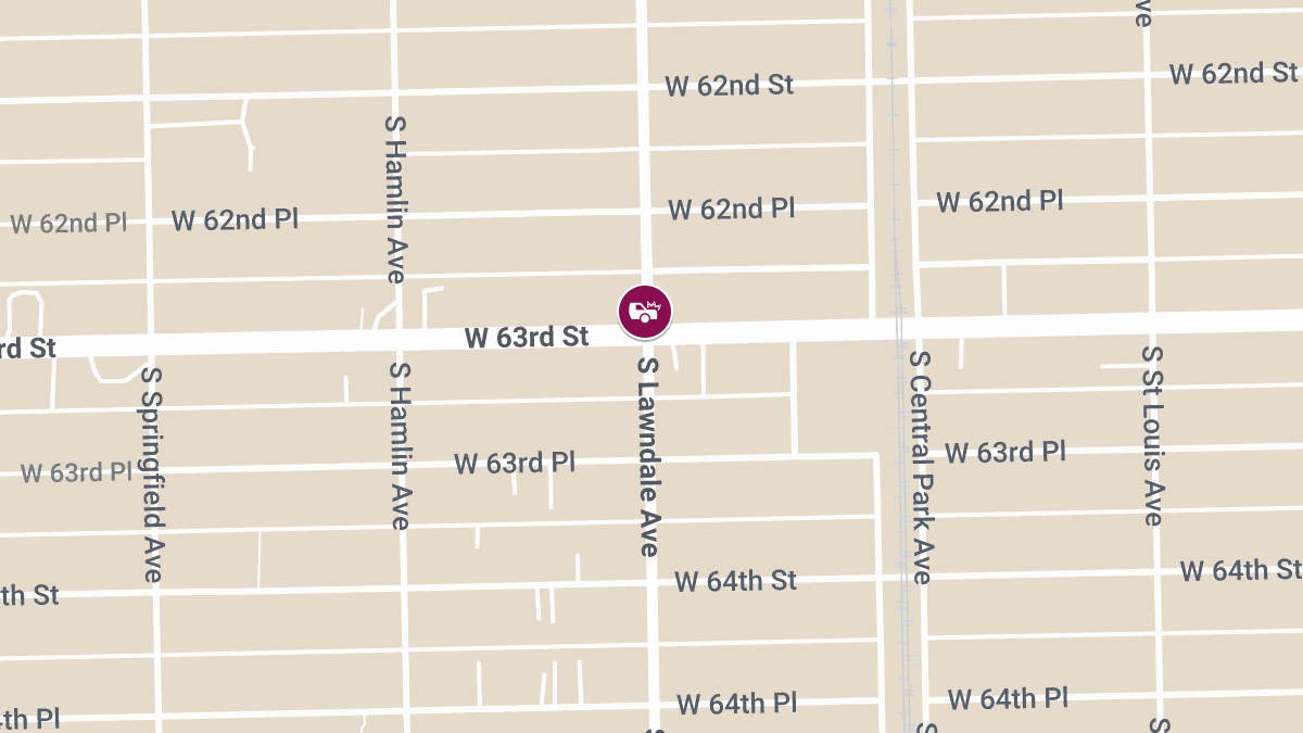 Two-Vehicle Accident With Injuries at W 63rd St & S Lawndale Ave