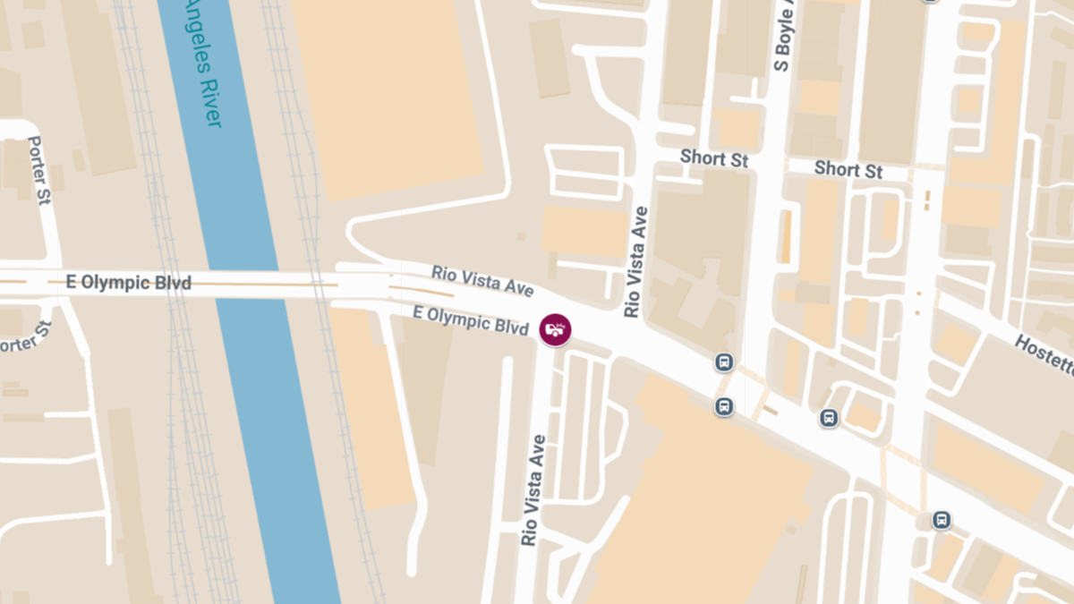 Two-Vehicle Accident With Injuries on E Olympic Blvd