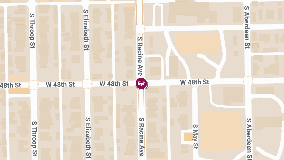 Two-Vehicle Accident with Injuries at 48th & Racine