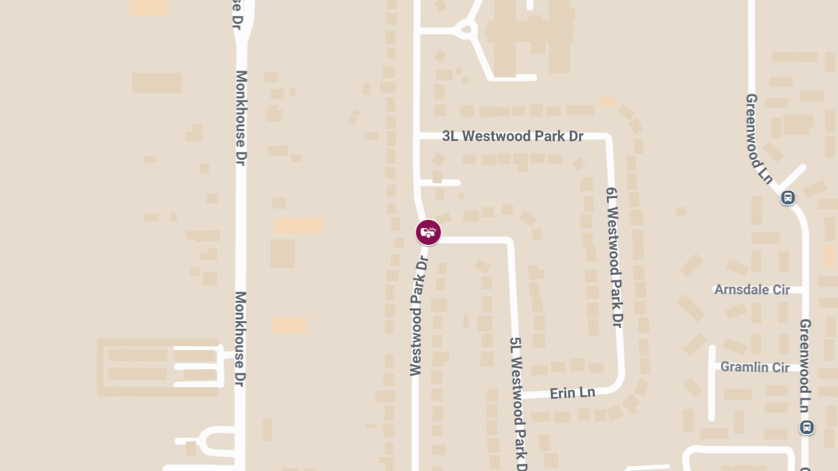 Two-Vehicle Collision With Injuries at Main St & Westwood Park Dr