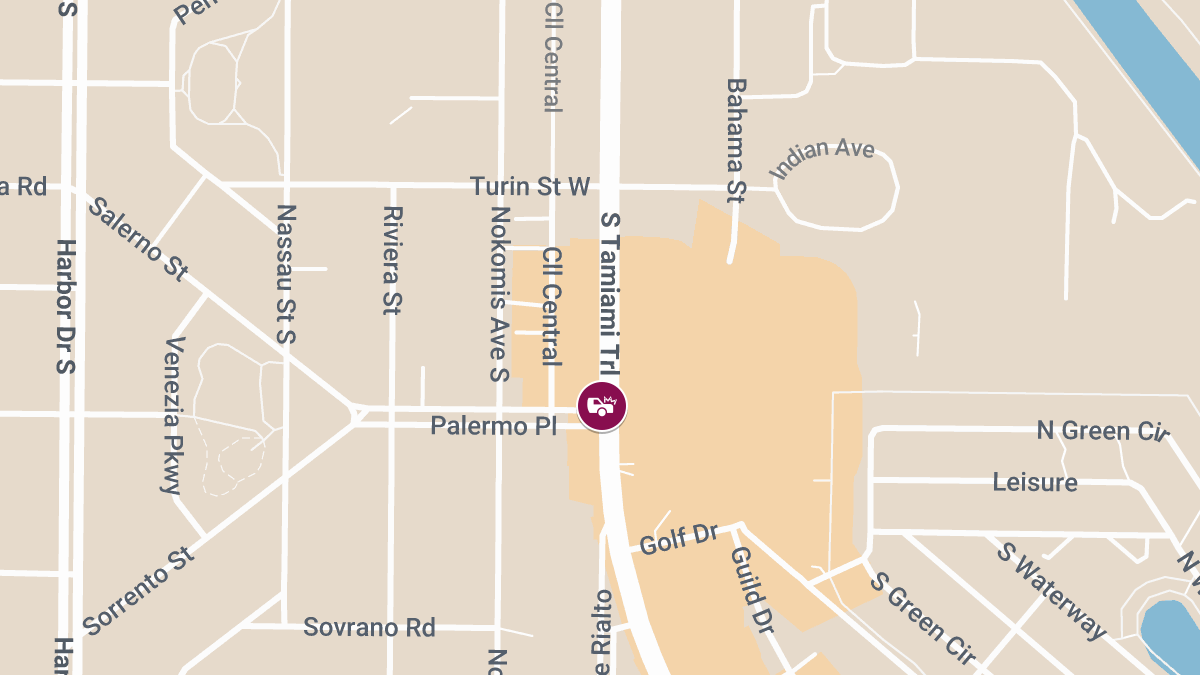 Two-Vehicle Crash With Injuries Reported Near S Tamiami Trl Grocery Store