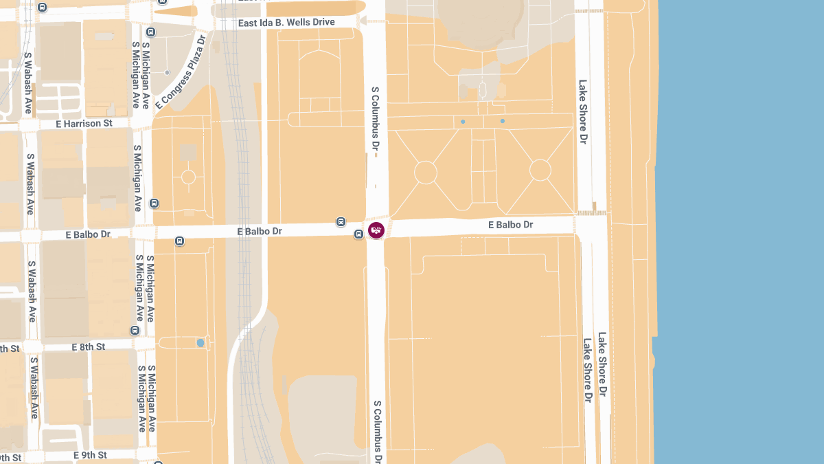 Two-Vehicle Crash With Injuries at Balbo Dr & Columbus Dr