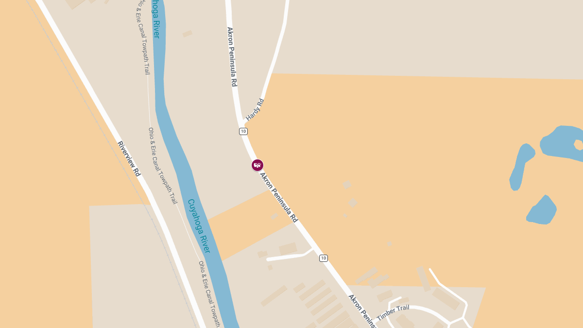 Two-Vehicle Crash With Injuries on Akron Peninsula Rd