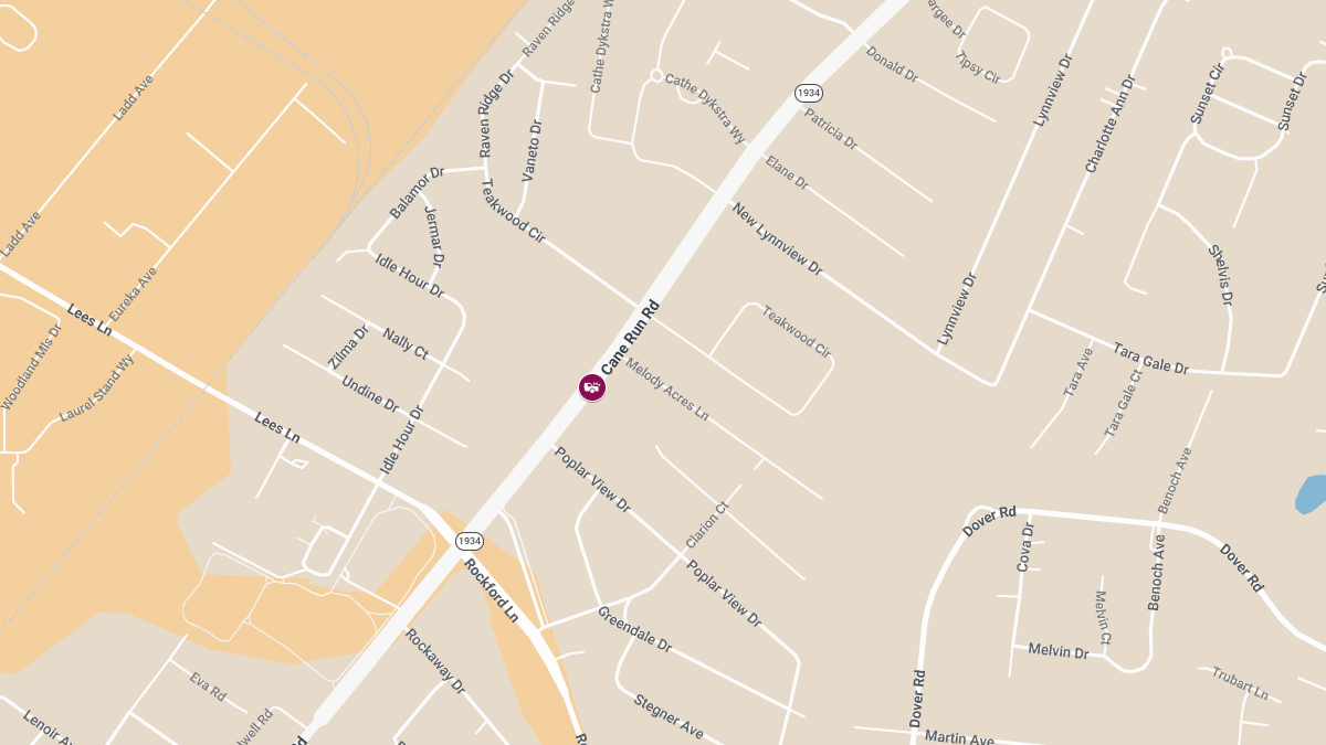 Two-Vehicle Crash With Injuries on Cane Run Rd