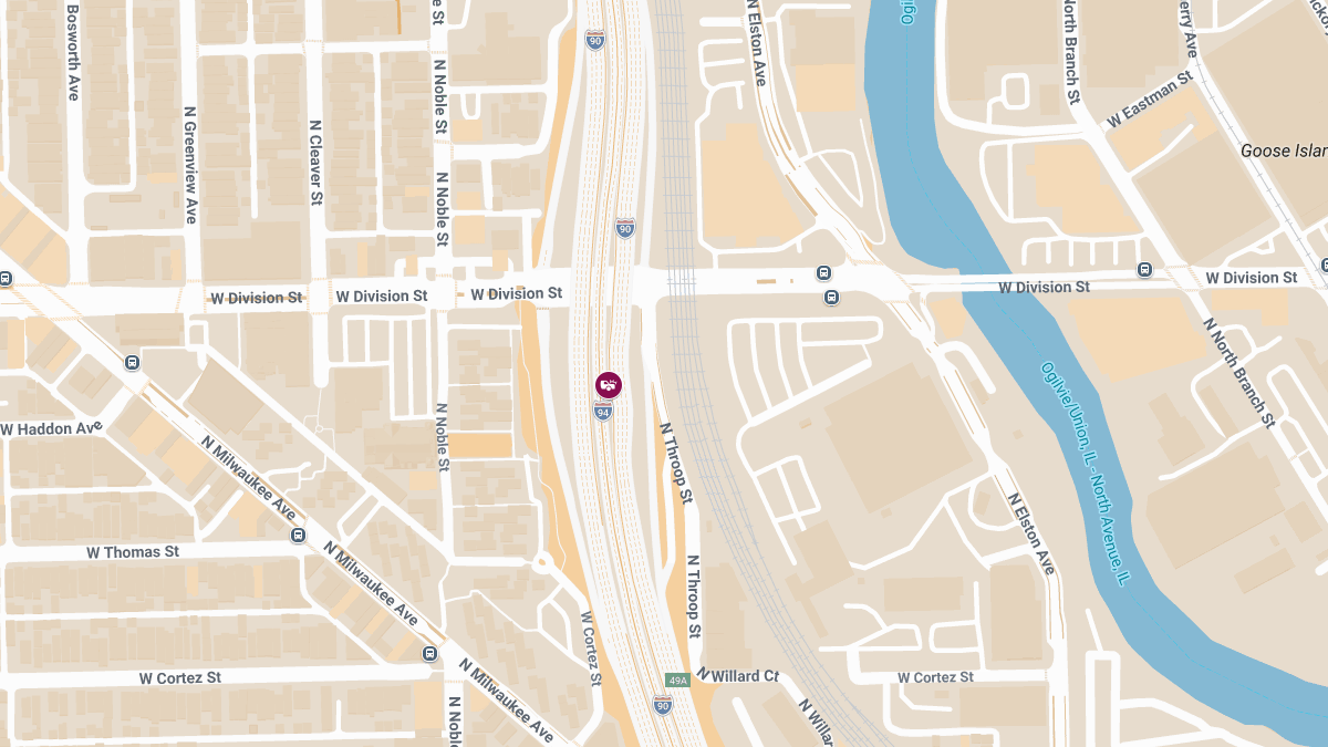 Two-Vehicle Crash With Injuries on I-90 S Ramp Near Division St