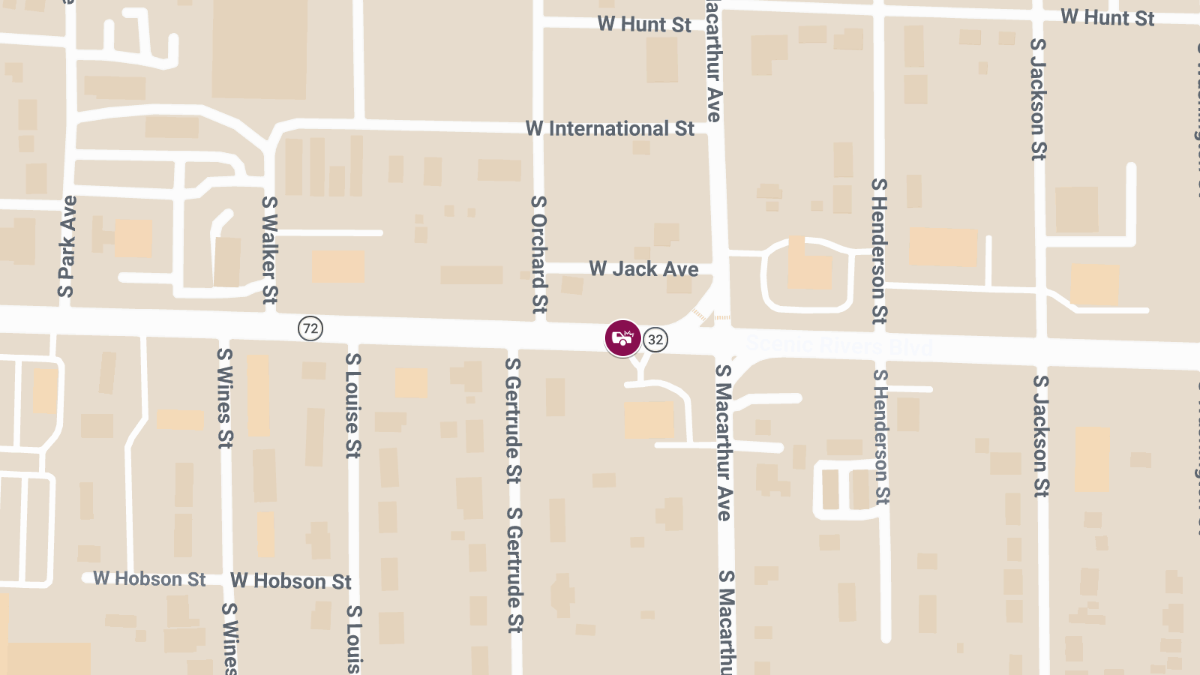 Two-Vehicle Crash With Injuries on MO-72