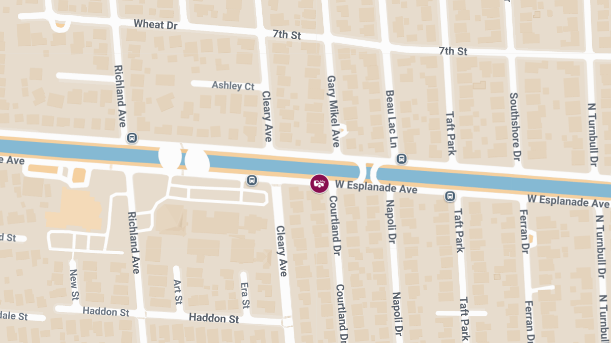 Two-Vehicle Crash With Injuries on W Esplanade Ave