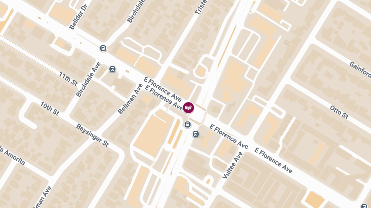 Two-Vehicle Crash at E Florence Ave Leads to Injuries