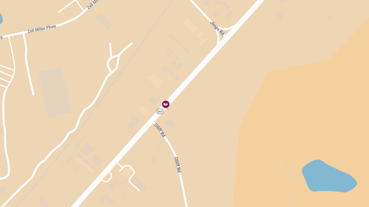 Two-Vehicle Crash on US-301 Near Jimps Rd Leaves One Dead, One Injured