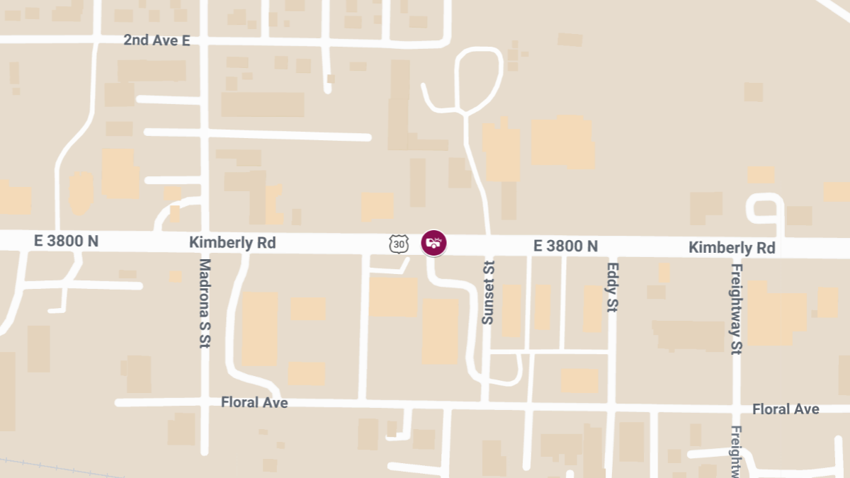 Two-Vehicle Crash on US Hwy 30 at Curry Railroad Crossing