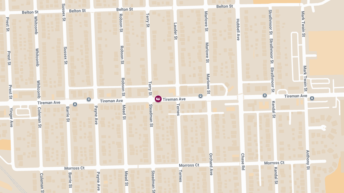 Two-Vehicle Crash with Injuries on Tireman Ave