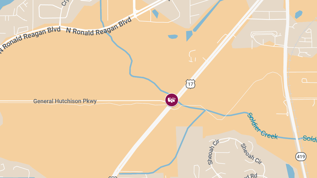 Vehicle Accident With Injuries Reported at US-17-92 & General Hutchinson Pkwy