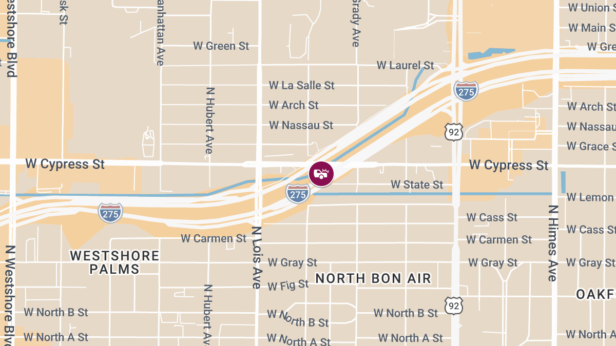 Vehicle Accident With Injuries at I-275 NB MM38