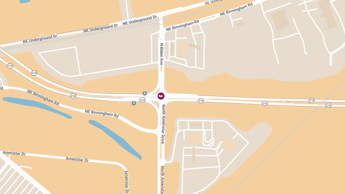 Vehicle Accident With Injuries at MO-210 and N Eldon Ave